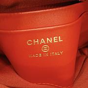 Kitlife Chanel small shopping bag Patent Calfskin & Gold-Tone Metal Red - 16 x 11 x 5.5 cm - 4