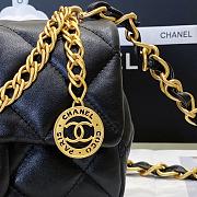 Kitlife Chanel small Flap bag Lambskin SS 2023 Black - 12 x 21 x 7 cm - 4