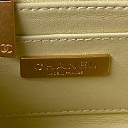 Kitlife Chanel Small Vanity Case in Lambskin Yellow SS 2023 - AS3973 - 12.5 x 15 x 8 cm - 3