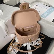 Kitlife Chanel Small Vanity Case in Lambskin Pink SS 2023 - AS3973 - 12.5 x 15 x 8 cm - 5
