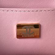 Kiltlife Chanel Small Vanity Case Tweed Lambskin Gold Pink - 12.5 x 15 x 8 cm - 4