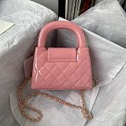 Kitlife Chanel Pink Patent Leather Quilted Gold 