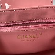 Kitlife Chanel Pink Patent Leather Quilted Gold 