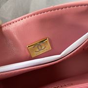 Kitlife Chanel Pink Patent Leather Quilted Gold 