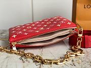 Kitlife Louis Vuitton Monogram Coussin Red PM SS 2023 - 26 x 20 x 12 cm - 6