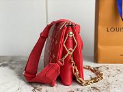 Kitlife Louis Vuitton Monogram Coussin Red PM SS 2023 - 26 x 20 x 12 cm - 3