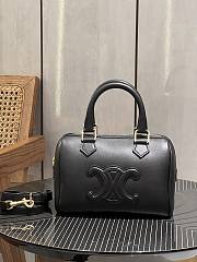 Kitlife CELINE Small boston cuir Triomphe in smooth calfskin Black - 19 x 14 x 7.5 cm - 1