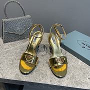 Kitlife Prada Brushed leather sandals Gold - 1