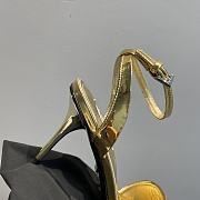 Kitlife Prada Brushed leather sandals Gold - 4