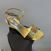 Kitlife Prada Brushed leather sandals Gold - 2
