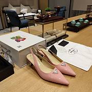 Kitlife Patent-leather slingback pumps Pink  - 1