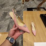 Kitlife Patent-leather slingback pumps Pink  - 2