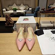 Kitlife Patent-leather slingback pumps Pink  - 4