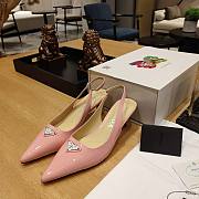 Kitlife Patent-leather slingback pumps Pink  - 6