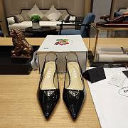 Kitlife Patent-leather slingback pumps Black - 6