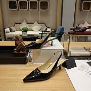 Kitlife Patent-leather slingback pumps Black - 4
