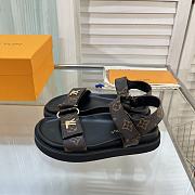 Kitlife Louis Vuitton Sunset Comfort Flat Sandal - 6