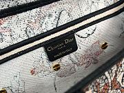 Kiltife Dior Oblique Saddle Bag Denim Orange Albero della Vita Embroidery - 25 cm - 6