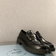 Kitlife Prada Chocolate brushed leather loafers Black - 6