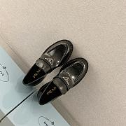 Kitlife Prada Chocolate brushed leather loafers Black - 5