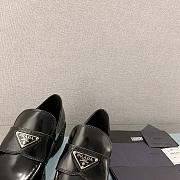 Kitlife Prada Chocolate brushed leather loafers Black - 2