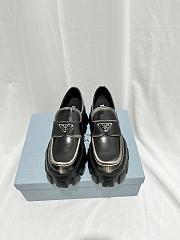 Kitlife Monolith ombré brushed leather loafers Black SS 2023 - 2