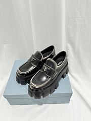 Kitlife Monolith ombré brushed leather loafers Black SS 2023 - 3