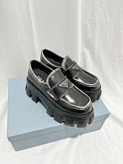 Kitlife Monolith ombré brushed leather loafers Black SS 2023 - 4