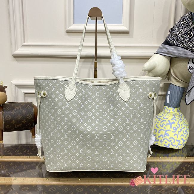 Kitlife Louis Vuitton Tote Bag Monogram Ideal Neverfull White - M40995 - 32 x 29 x 17 cm - 1