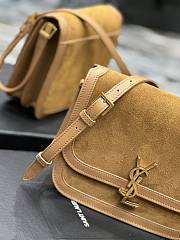 Kitlife Saint Laurent Lock medium shoulder bag Brown - 22 x 18 x 5 cm - 4