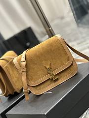 Kitlife Saint Laurent Lock medium shoulder bag Brown - 22 x 18 x 5 cm - 6