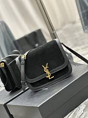 Kitlife Saint Laurent Lock medium shoulder bag Black - 22 x 18 x 5 cm - 6