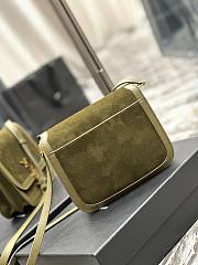 Kitlife Saint Laurent Lock medium shoulder bag Green - 22 x 18 x 5 cm - 6