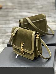 Kitlife Saint Laurent Lock medium shoulder bag Green - 22 x 18 x 5 cm - 5