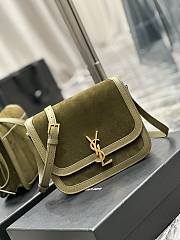 Kitlife Saint Laurent Lock medium shoulder bag Green - 22 x 18 x 5 cm - 3