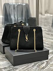 Kitlife YSL Suede Monogram Cassandre Shopper Black - 33 x 22 x 15 cm - 1