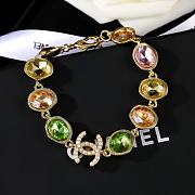 Kitlife Chanel 18k Gold Multi-Stone Collar Necklace - 3