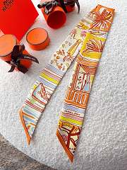 Kitlife Hermes Rayures d'Ete Twilly In Orange - 3