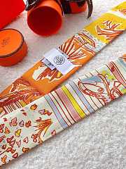 Kitlife Hermes Rayures d'Ete Twilly In Orange - 2