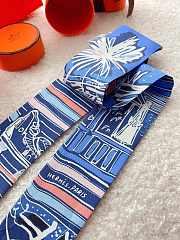 Kitlife Hermes Rayures d'Ete Twilly In Blue - 6