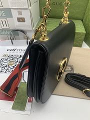 Kitlife Gucci small Blondie leather top handle bag Black - 29 x 22 x 7 cm - 3