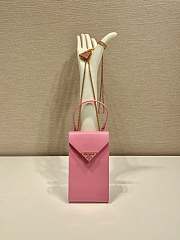 Kitlife PRADA Saffiano Leather Mini Bag Pink - 10.5 x 18 x 3 cm - 1