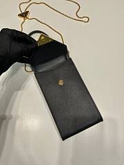 Kitlife PRADA Saffiano Leather Mini Bag Black - 10.5 x 18 x 3 cm - 6