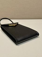 Kitlife PRADA Saffiano Leather Mini Bag Black - 10.5 x 18 x 3 cm - 4