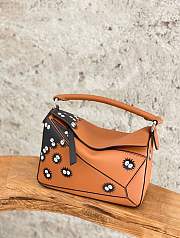 Kitlife Loewe x Spirited Away Susuwatari Puzzle Mini leather shoulder bag Brown - 24 x 10 x 14 cm - 3