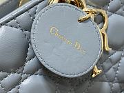 Kitlife MEDIUM DIOR OR LADY D-JOY BAG light Blue - 22.5 x 12 x 4 cm - 5