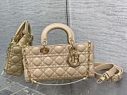 Kitlife MEDIUM DIOR OR LADY D-JOY BAG Beige - 22.5 x 12 x 4 cm - 1