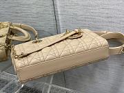 Kitlife MEDIUM DIOR OR LADY D-JOY BAG Beige - 22.5 x 12 x 4 cm - 6