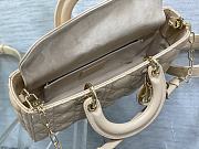 Kitlife MEDIUM DIOR OR LADY D-JOY BAG Beige - 22.5 x 12 x 4 cm - 5