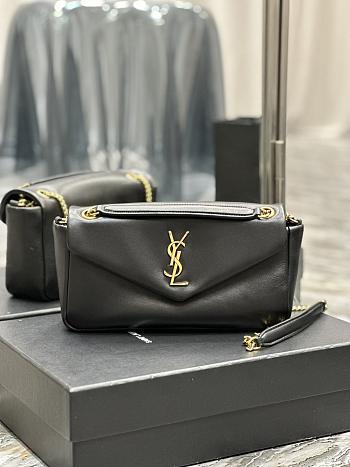 Kitlife SAINT LAURENT CALYPSO IN LAMBSKIN BLACK - 26 X 14 X 7cm